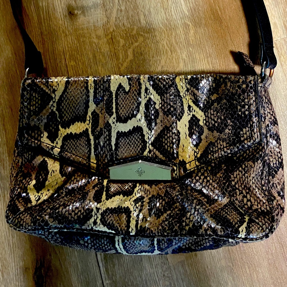 Snakeskin handbag